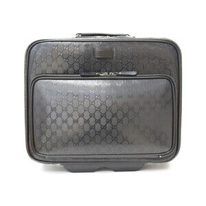 GUCCI GG Imprime suitcase polyvinyl chloride resin travel roll around Carry-On